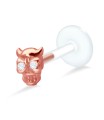 Horny Skull Shaped Labrets Push-in LA-1002